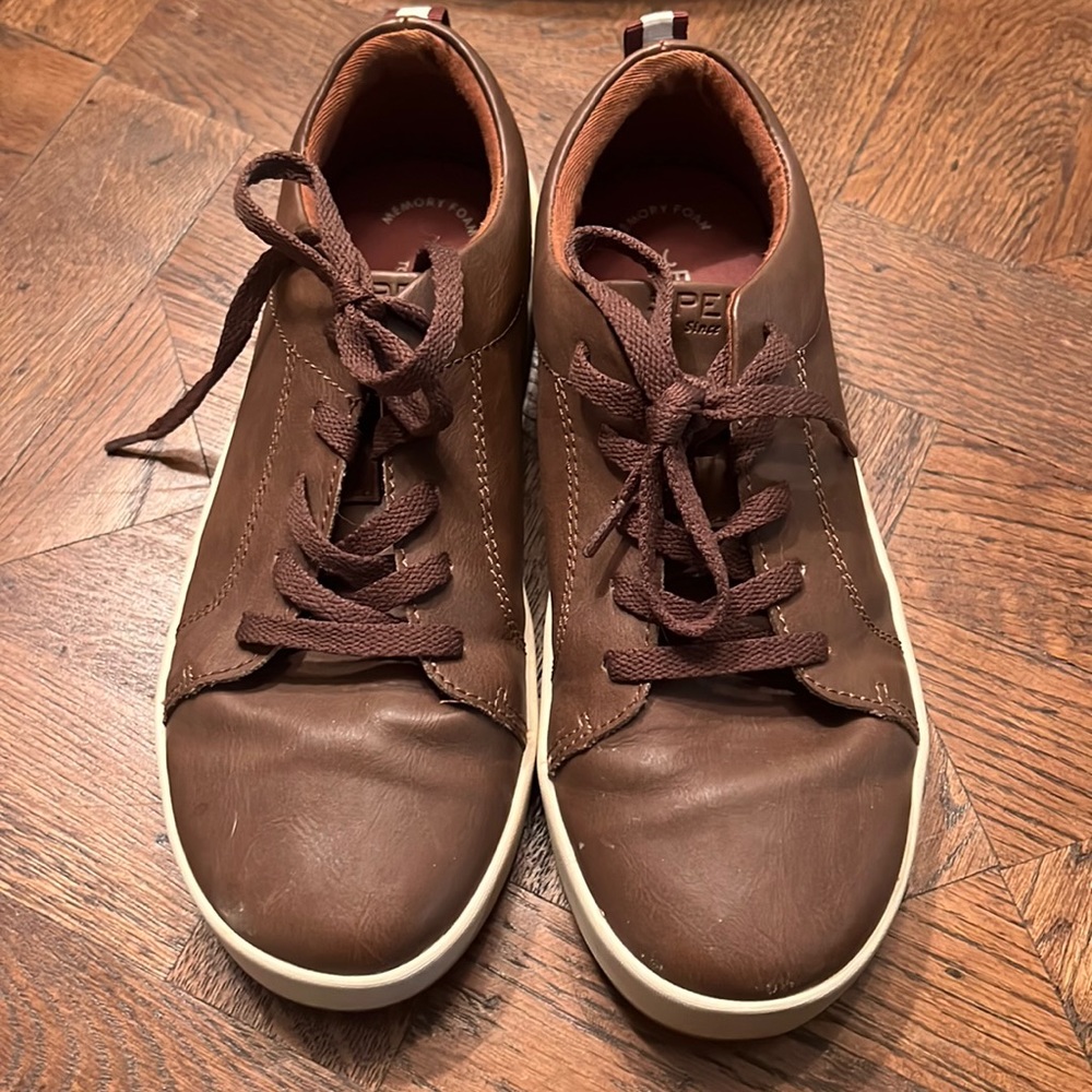 Boys Sperry Dress Shoes with memory foam insoles